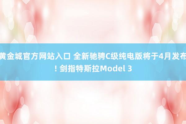 黄金城官方网站入口 全新驰骋C级纯电版将于4月发布! 剑指特斯拉Model 3