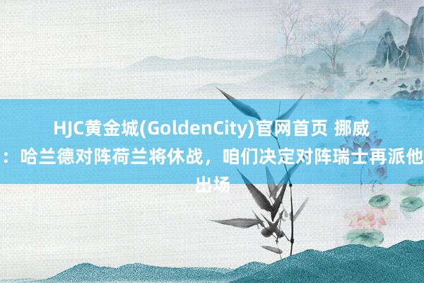 HJC黄金城(GoldenCity)官网首页 挪威主帅：哈兰德对阵荷兰将休战，咱们决定对阵瑞士再派他出场
