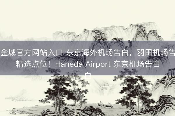 黄金城官方网站入口 东京海外机场告白，羽田机场告白精选点位！Haneda Airport 东京机场告白