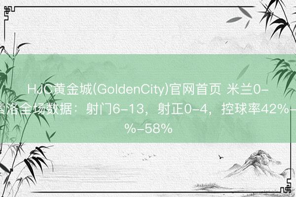HJC黄金城(GoldenCity)官网首页 米兰0-2萨索洛全场数据：射门6-13，射正0-4，<a href=