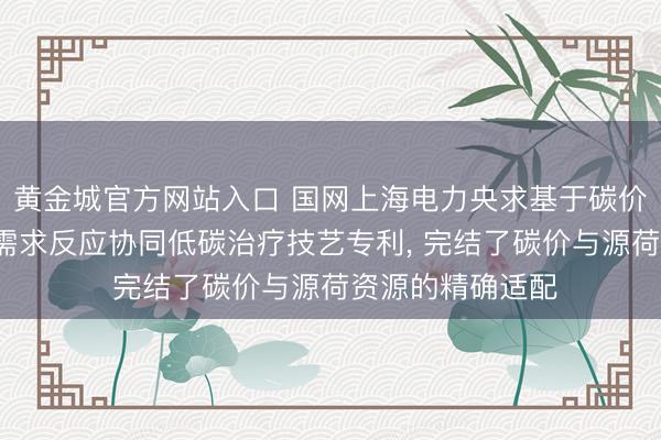 黄金城官方网站入口 国网上海电力央求基于碳价信号的电转氨-需求反应协同低碳治疗技艺专利， 完结了碳价与源荷资源的精确适配