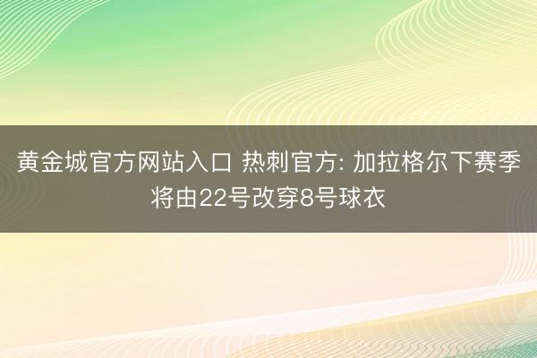 黄金城官方网站入口 热刺官方: 加拉格尔下赛季将由22号改穿8号球衣
